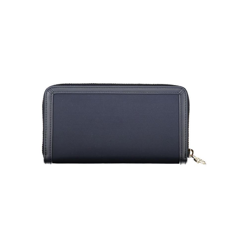 Tommy Hilfiger Chic Sustainable Blue Wallet with Secure Zip