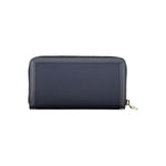 Tommy Hilfiger Chic Sustainable Blue Wallet with Secure Zip