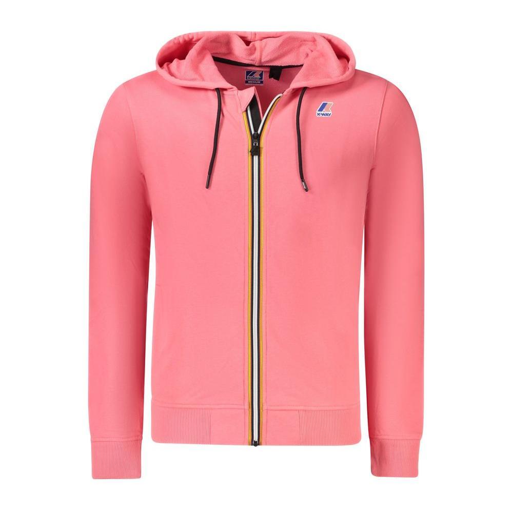 K-WAY Pink Cotton Men Sweater