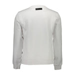 Plein Sport White Cotton Men Sweater