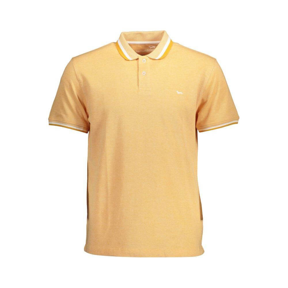 Harmont & Blaine Orange Cotton Men Polo Shirt