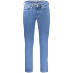 Tommy Hilfiger Blue Cotton Men Slim Tapered Jean