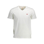 Levi's White Cotton Men T-Shirt
