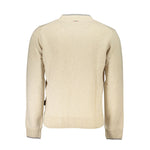 Napapijri Beige Fabric Men Sweater NA-25324-XL