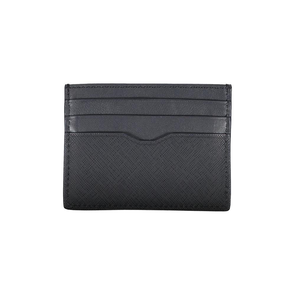Tommy Hilfiger Blue Leather Men Wallet