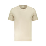 Calvin Klein Beige Cotton Men T-Shirt CA-36265-XL