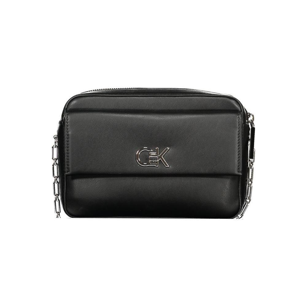 Calvin Klein Black Polyester Women Handbag