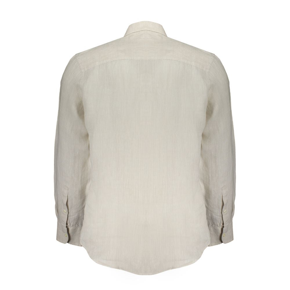 North Sails Beige Linen Shirt NO-29892-L