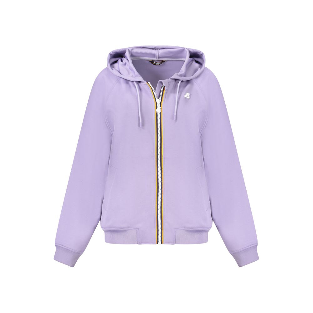 K-WAY Purple Polyester Women Sweater KW-34414-L