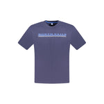 North Sails Blue Cotton Men T-Shirt