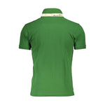 La Martina Sleek Green Slim Fit Polo with Contrast Detail