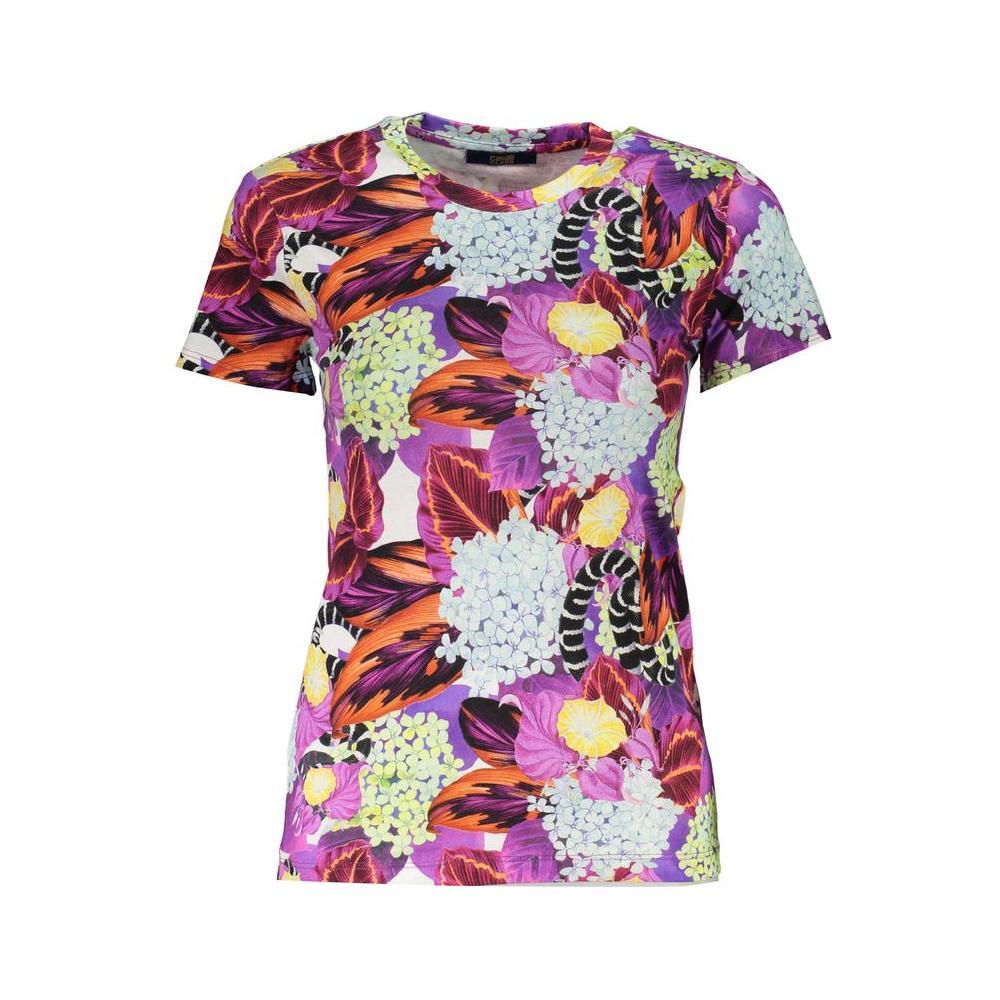 Cavalli Class Purple Cotton Tops & T-Shirt