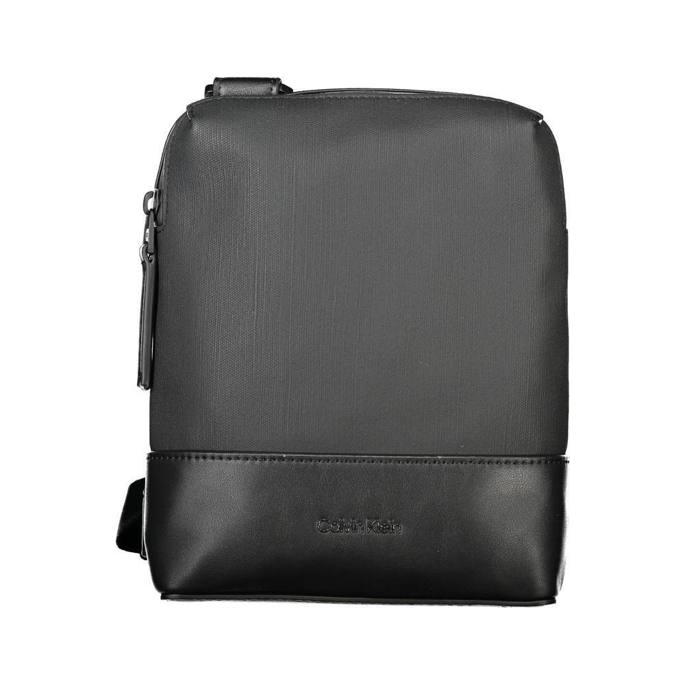 Calvin Klein Black Polyester Men Shoulder Bag