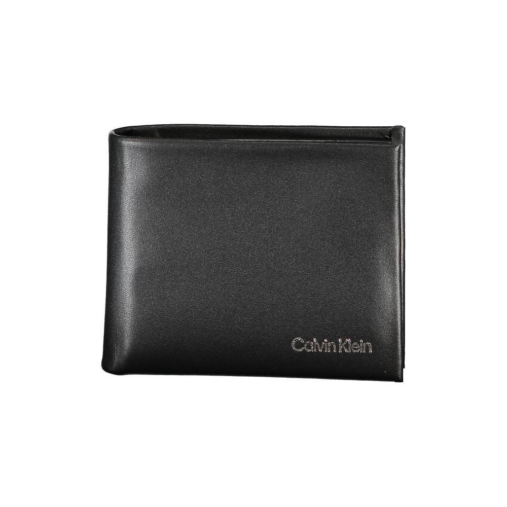 Calvin Klein Black Polyester Men Wallet