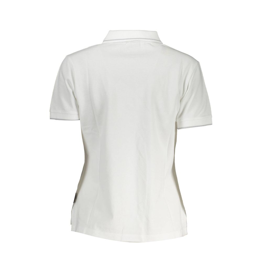 Napapijri White Cotton Polo Shirt