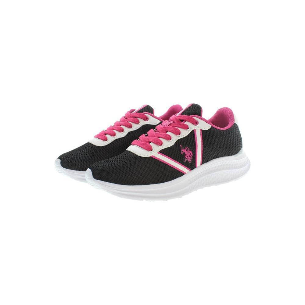 U.S. POLO ASSN. Black Polyester Women Sneaker