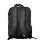 K-WAY Black Polyamide Men Backpack KW-33578-FBB-399