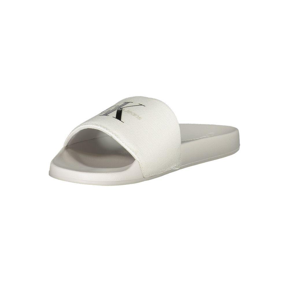 Calvin Klein White Polyester Women Sandal CA-36785-EU39/US9