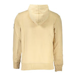 Calvin Klein Beige Brushed Cotton Hoodie with Central Pocket CA-27224-S