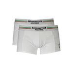 Aeronautica Militare White Cotton Men Boxer