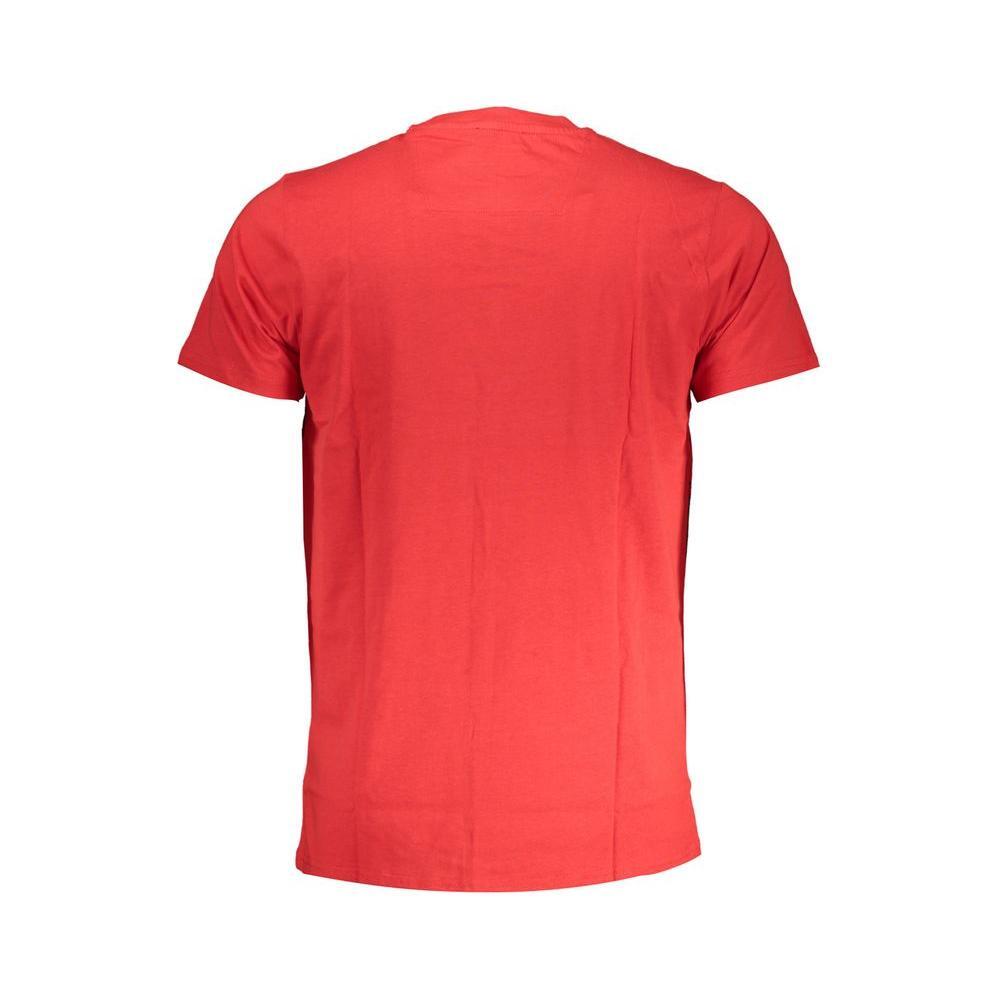 Cavalli Class Red Cotton T-Shirt