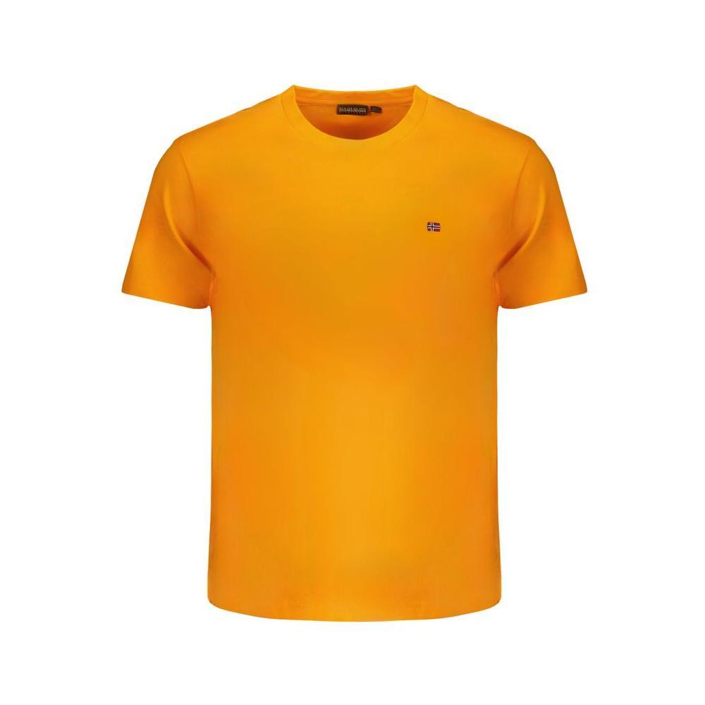 Napapijri Orange Cotton T-Shirt
