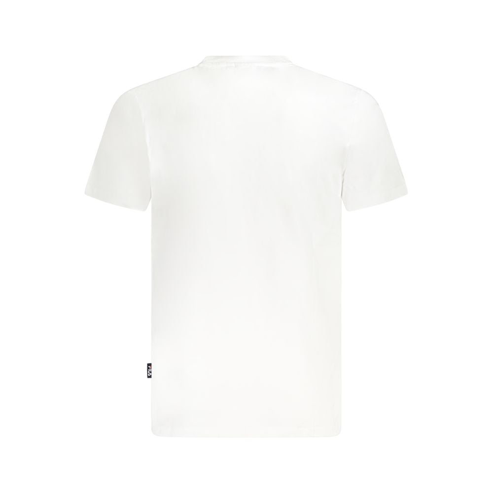 Fila White Cotton T-Shirt