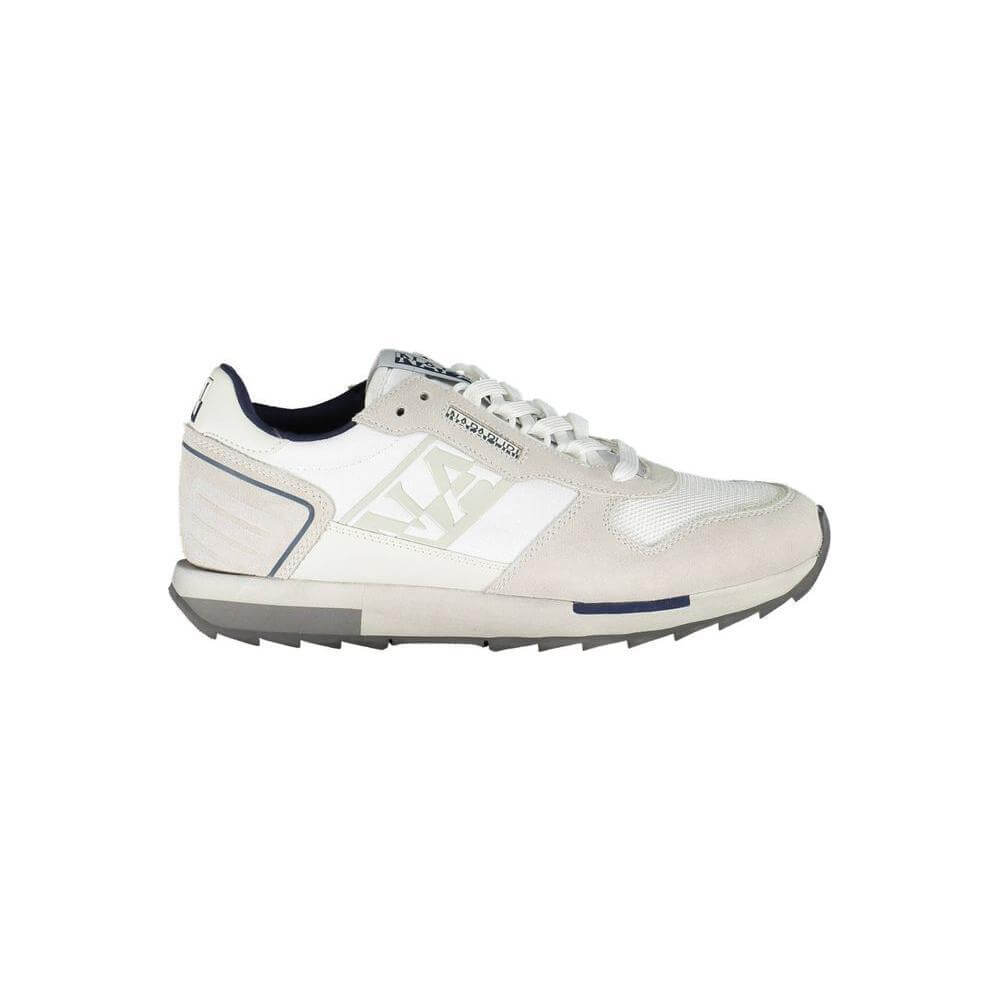 Napapijri White Leather Men Sneaker