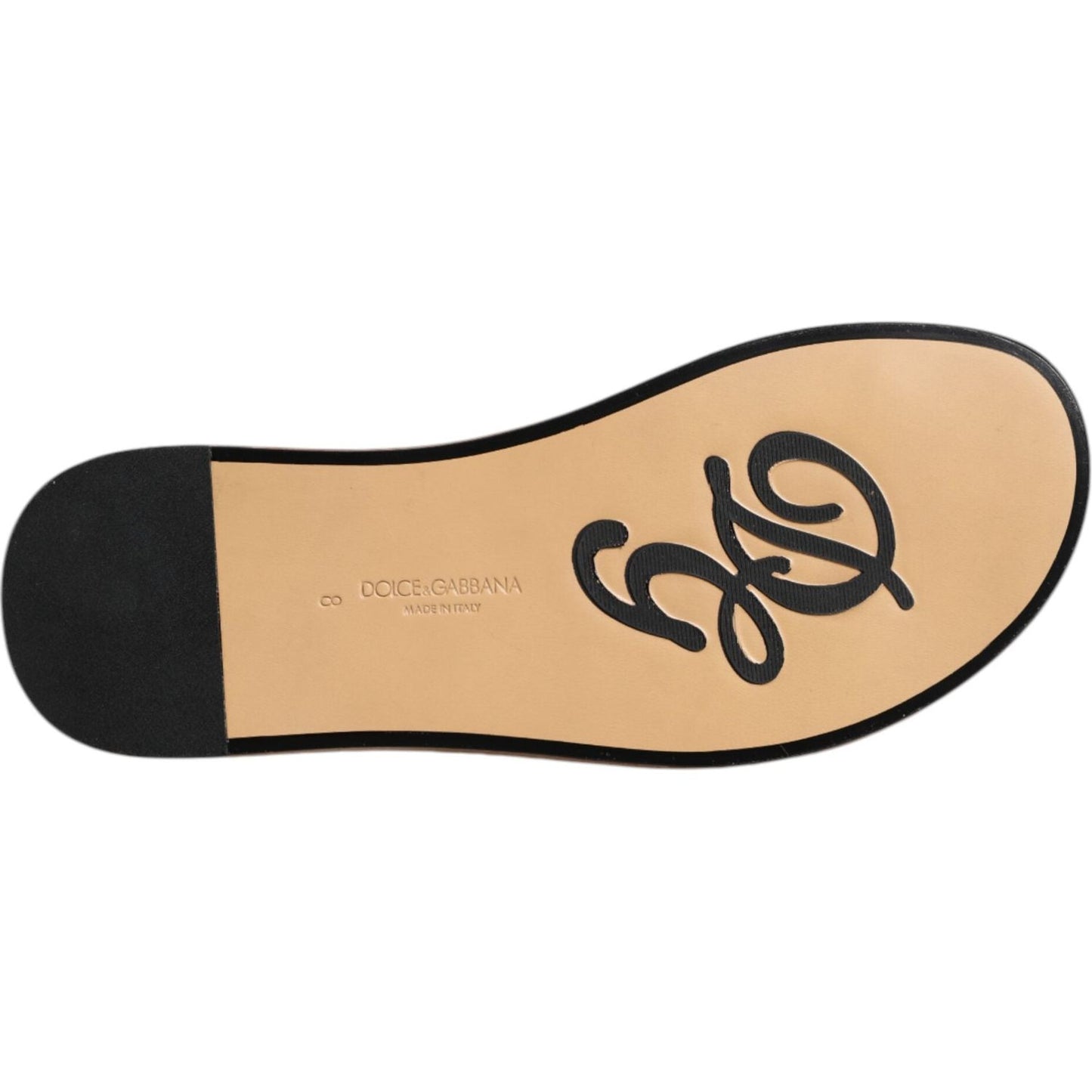 Dolce & Gabbana Black Monochrome Braided Raffia Slides Shoes