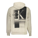 Calvin Klein Beige Cotton Men Sweater CA-16674-XL