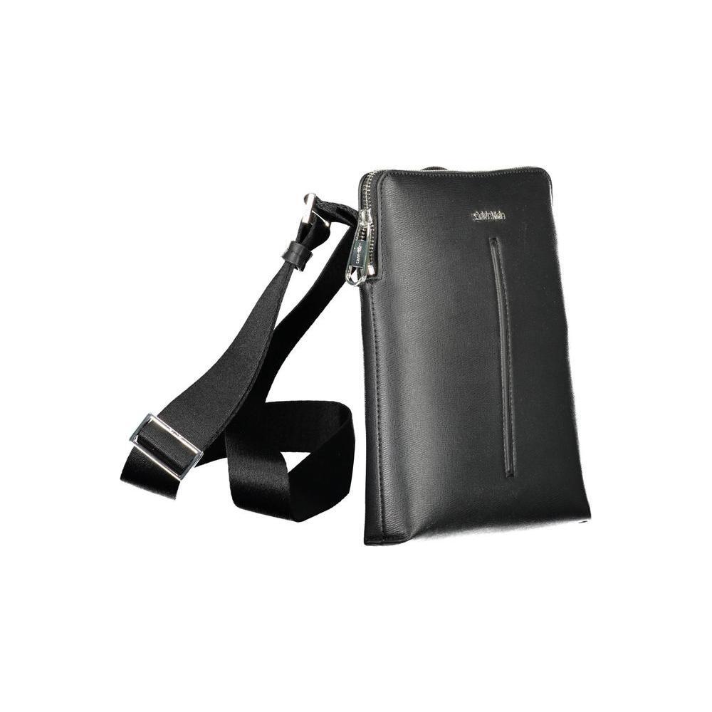 Calvin Klein Black Polyester Shoulder Bag
