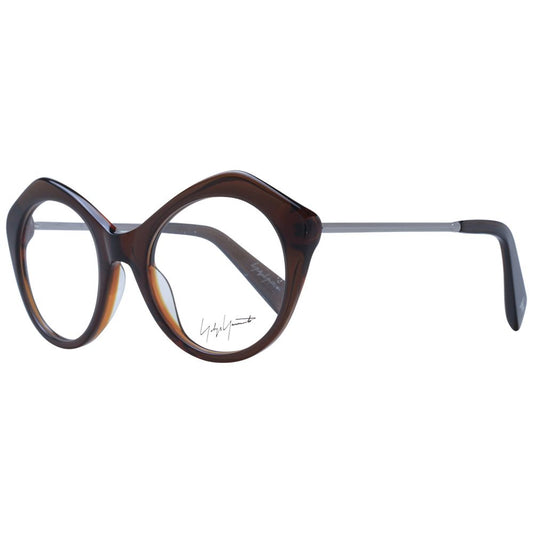 Yohji Yamamoto Brown Unisex Glasses Frame