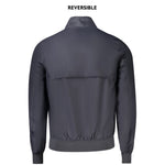 K-WAY Blue Nylon Men Jacket