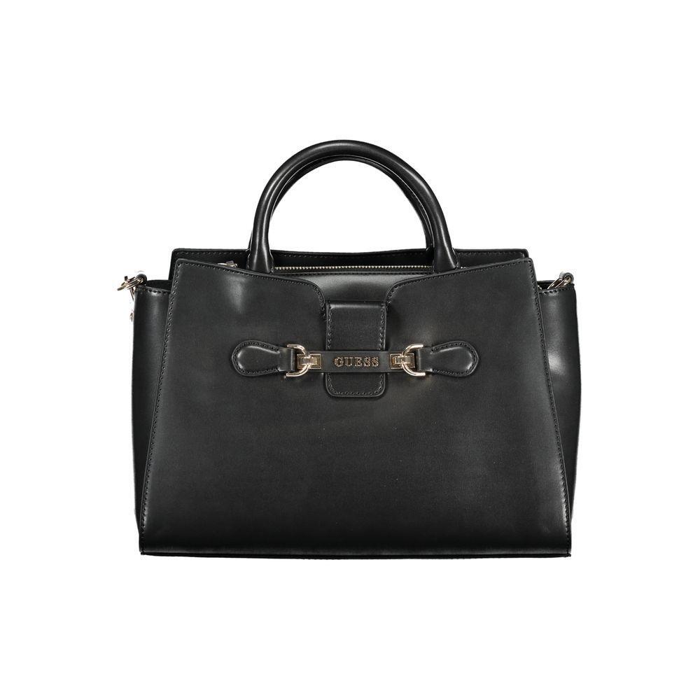 Guess Jeans Black Polyethylene Handbag GU-32221