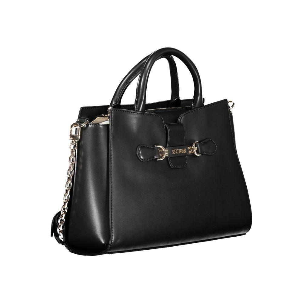 Guess Jeans Black Polyethylene Handbag GU-32221