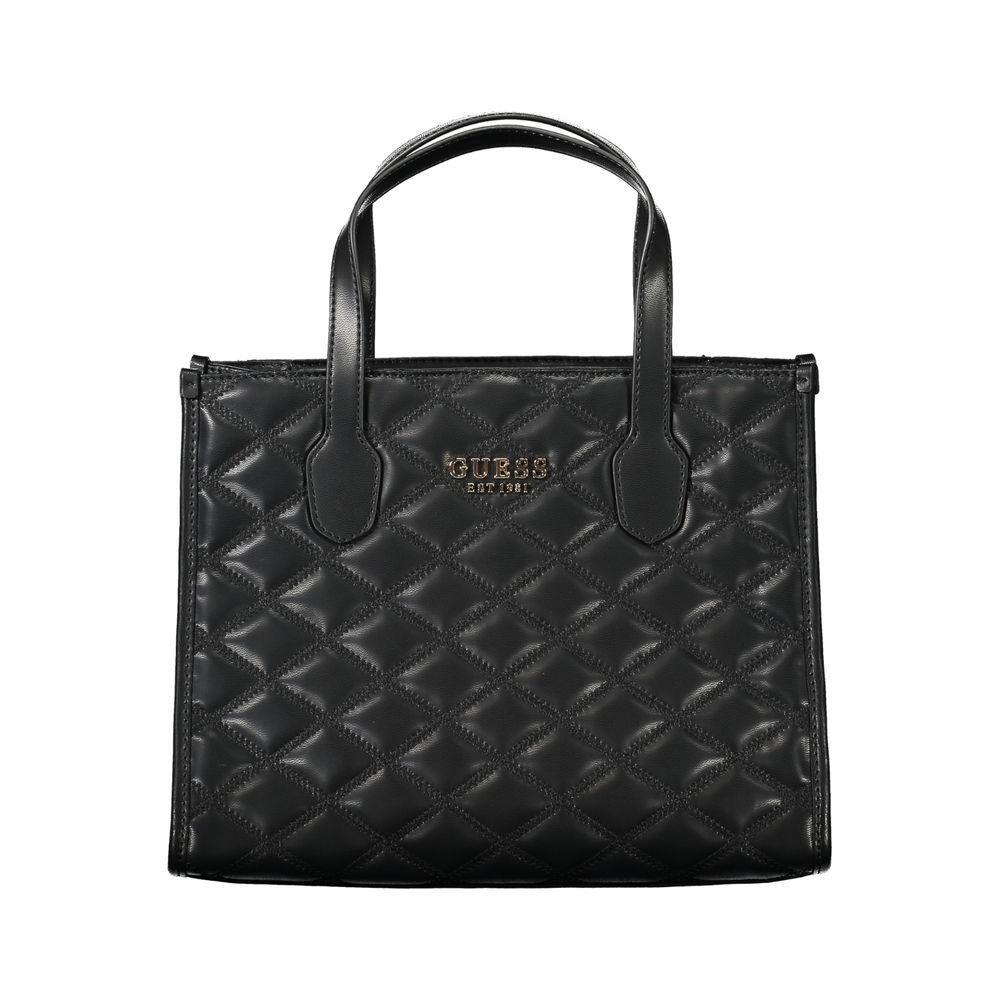 Guess Jeans Black Polyethylene Handbag