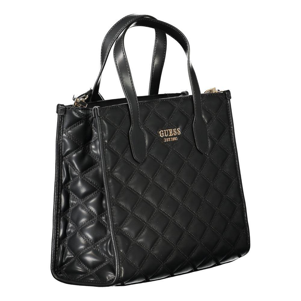 Guess Jeans Black Polyethylene Handbag