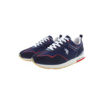 U.S. POLO ASSN. Blue Polyester Sneaker