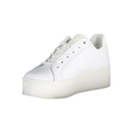 Tommy Hilfiger White Polyester Sneaker