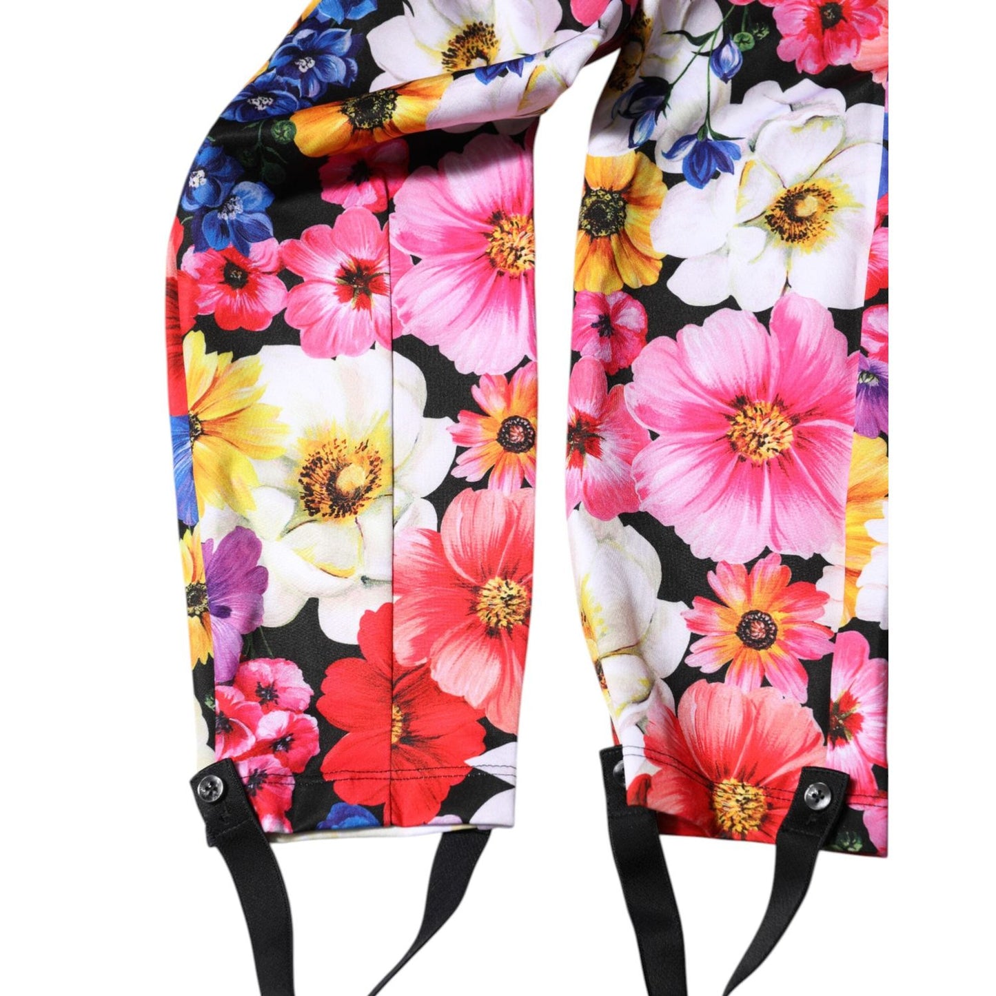 Dolce & Gabbana Multicolor Floral High Waist Leggings Pants PAN74994-40