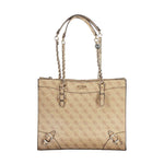 Guess Jeans Beige Polyethylene Handbag