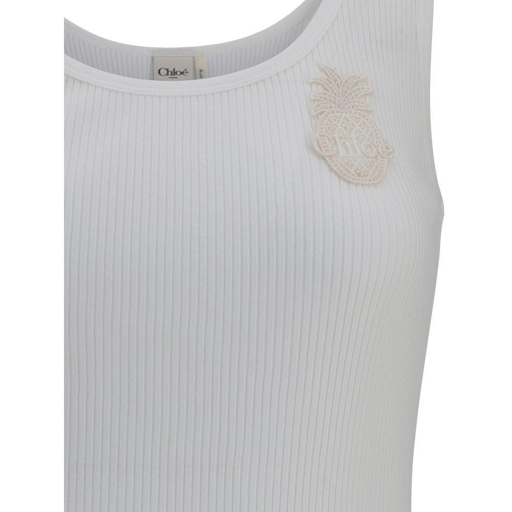 Chloé Ribbed jersey Top CH-CH25AJH12176101-S