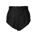 Dolce & Gabbana Black Viscose High Waisted Hot Pants Shorts
