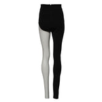 Dolce & Gabbana Black Wool High Waist Single Leg Pants