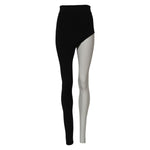 Dolce & Gabbana Black Wool High Waist Single Leg Pants