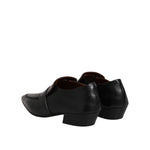 Marsell Black Soft Leather Loafer Pointed Toe Slip On Shoes