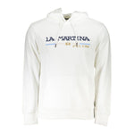 La Martina White Cotton Sweater LA-21508-M
