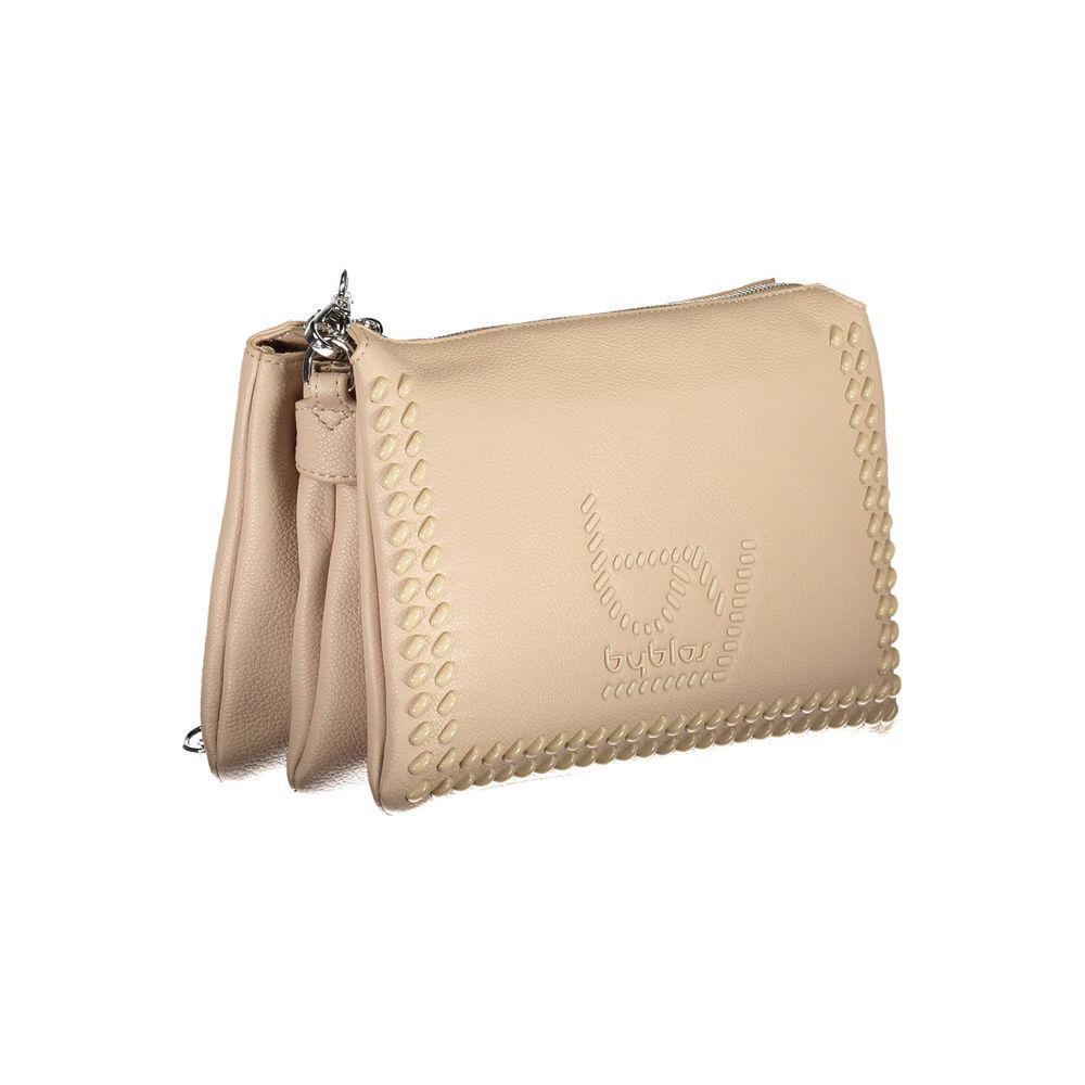 BYBLOS Beige Polyethylene Handbag BY-17019