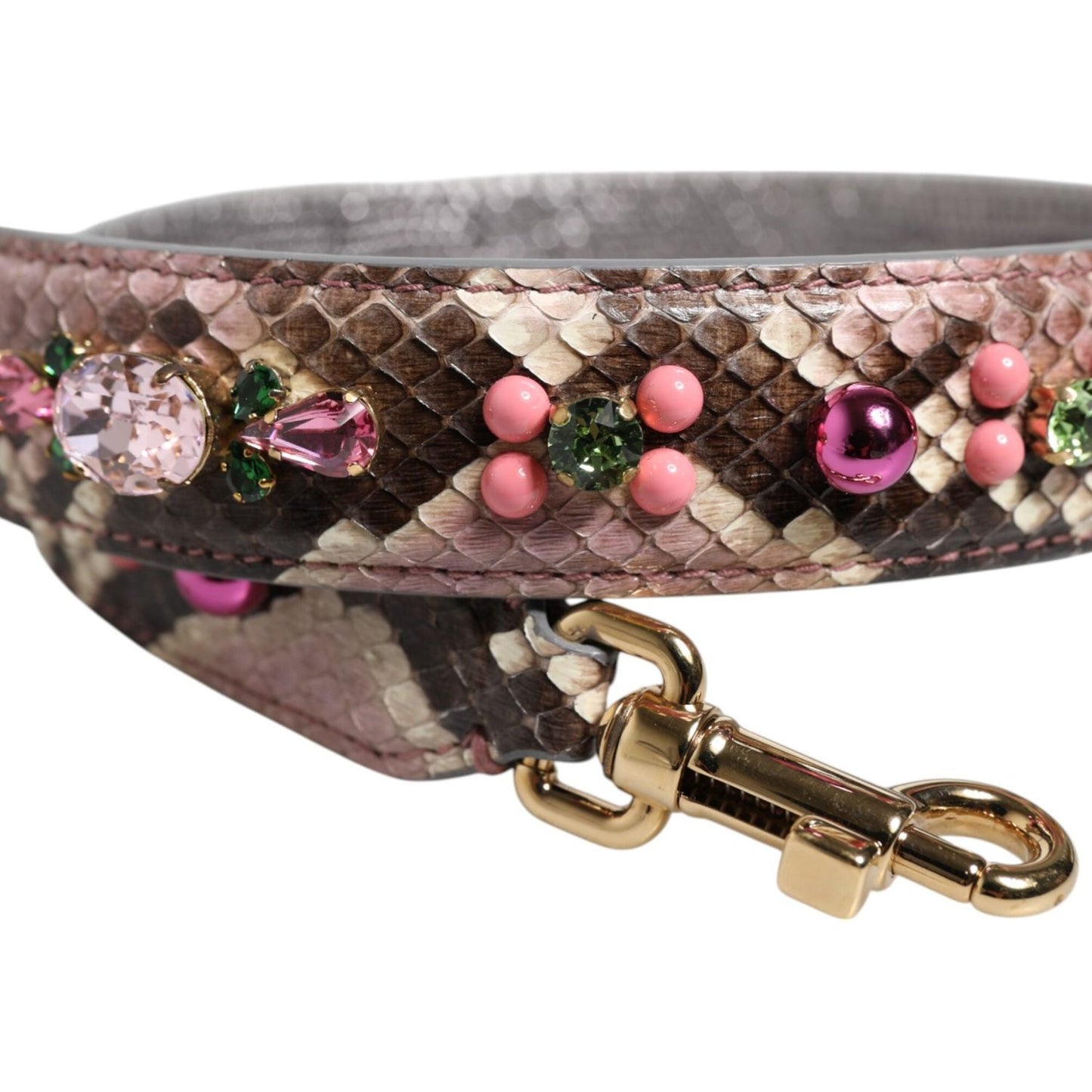 Dolce & Gabbana Multicolor Embellished Handbag Shoulder Strap