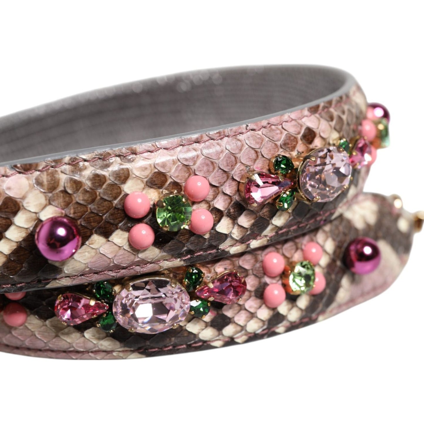 Dolce & Gabbana Multicolor Embellished Handbag Shoulder Strap